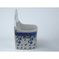 Bunzlau keukenbakje hoogte 16 cm. * 130-2415 groene takjes *