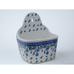 Bunzlau keukenbakje hoogte 16 cm. * 130-2415 groene takjes *