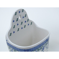 Bunzlau keukenbakje hoogte 16 cm. * 130-2415 groene takjes *