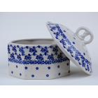 Bunzlau koek trommel 17 cm.hoog  De laatste !! * 064-2606 *