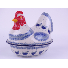 Bunzlau grote kip 24 cm. * D43-2597 kippen * Bunzlau grote kip 24 cm. * D43-2597 kippen *