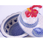 Bunzlau grote kip 24 cm. * D43-2597 kippen * Bunzlau grote kip 24 cm. * D43-2597 kippen *