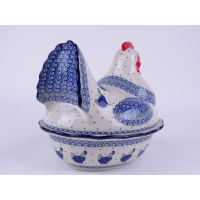 Bunzlau grote kip 24 cm. * D43-2597 kippen *