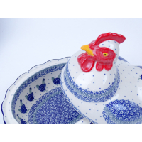 Bunzlau grote kip 24 cm. * D43-2597 kippen *