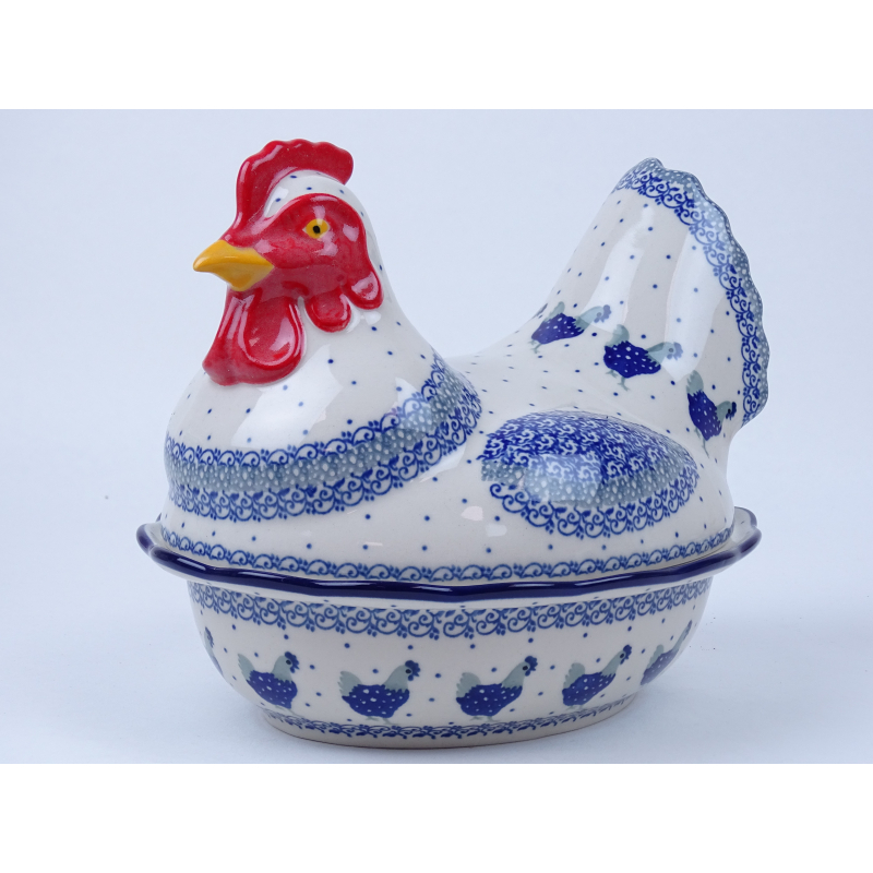 Bunzlau grote kip 24 cm. * D43-2597 kippen *