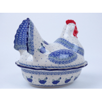 Bunzlau grote kip 24 cm. * D43-2597 kippen *