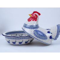 Bunzlau grote kip 24 cm. * D43-2597 kippen *