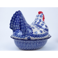 Bunzlau grote kip 24 cm. * D43-884 *