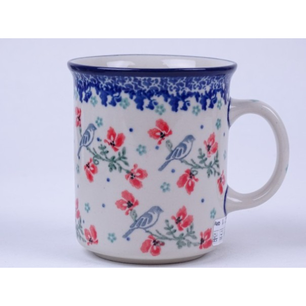 Bunzlau koffiebeker 250 ml. * 236-3209 vogeltjes *