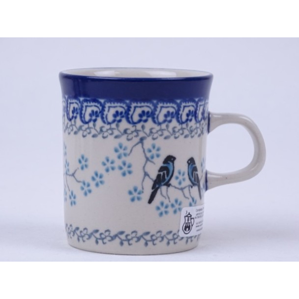 Bunzlau klein recht kopje 150 ml.  * 328-2805 vogels *