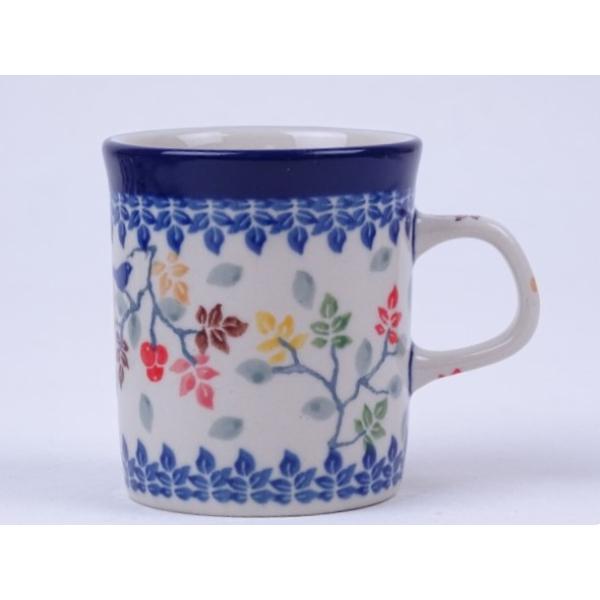 Bunzlau klein recht kopje 150 ml.  * 328-3208 vogeltjes *