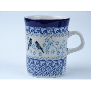 Bunzlau rechte mok 250 ml. * 074-2805 vogel *