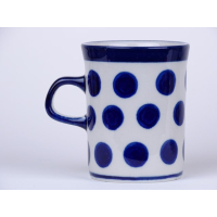 Bunzlau rechte mok 250 ml.  * 074-stippen *