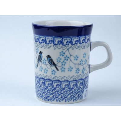 Bunzlau rechte mok 250 ml. * 074-2805 vogel * Bunzlau rechte mok 250 ml. * 074-2805 vogel *