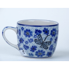 Bunzlau tumbler mokje 170 ml. met oortje * C91-1443 Libelle *