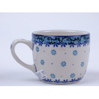 Bunzlau tumbler met oortje 170 ml. * C91-2008 vlinder *