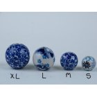 Bunzlau kraal XL. 3,5 cm. * A01-1823 *