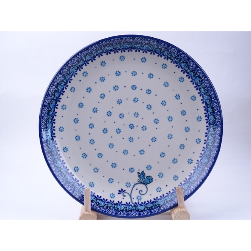 Bunzlau lunchbord 23,5 cm. * 266-2008 vlinder *