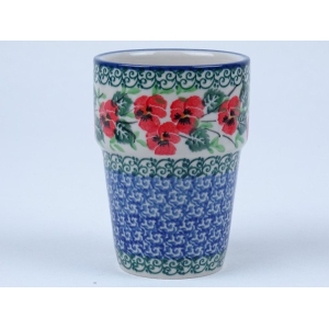 Bunzlau melkbeker 240 ml * 071-2538 viooltjes *