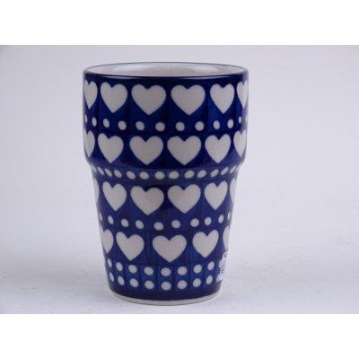 Bunzlau melkbeker 240 ml  * 071-375 hartjes *