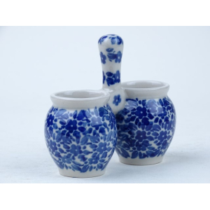 Bunzlau miniatuur kruikjes 7.3 cm. * 850-2396 *