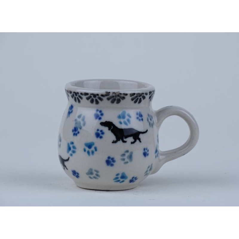 Bunzlau miniatuur bol mokje 4,5 cm. * 313-2151 *