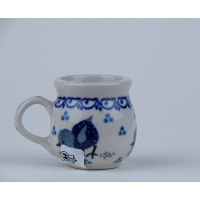 Bunzlau miniatuur bol mokje 4,5 cm. * 313-2706 *