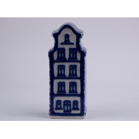 Bunzlau grachtenpandje 11,2 cm hoog.  * F85-2396 *