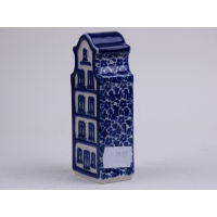 Bunzlau grachtenpandje 11,2 cm hoog.  * F85-2396 *