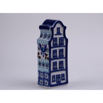 Bunzlau huisje 11,2 cm hoog. Van €28.95 nu voor €21.95!!  * F85-1026 *