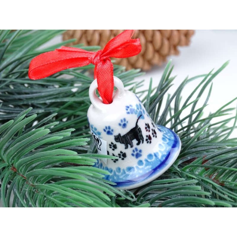 Bunzlau miniatuur klokje 5 cm. * 308-1771 z.kat *