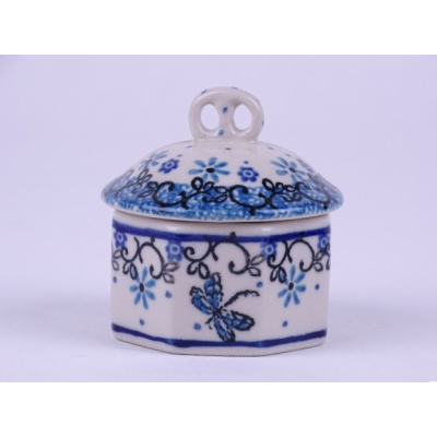 Bunzlau mini koektrommeltje * 110-1944 libelle * Bunzlau mini koektrommeltje * 110-1944 libelle *