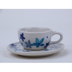 Bunzlau mini kop & schotel 3 cm. *  F89-2707 * 