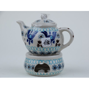 Bunzlau miniatuur theepotsetje * 300-1026 *
