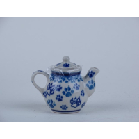 Bunzlau miniatuur theepotje 5 cm. * 309-1771 *