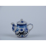 Bunzlau miniatuur theepotje 5 cm. * 309-1771 *