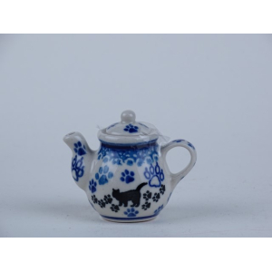 Bunzlau miniatuur theepotje 5 cm. * 309-1771 *