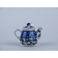 Bunzlau miniatuur theepotje 5 cm. * 309-1823 *