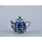 Bunzlau miniatuur theepotje 5 cm. * 309-1823 *
