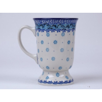 Bunzlau mok op voet 240 ml. * 243-2008 vlinder *