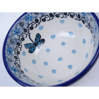 Bunzlau kom/ nest schaal 12,5 cm.  * 556-2009 libelle *