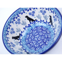 Bunzlau kom/ nestschaal 12,5 cm. * 556-2856 hond *