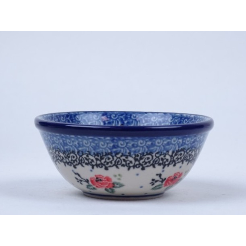 Bunzlau  nest schaaltje 10 cm. * 558-1525 roosjes *