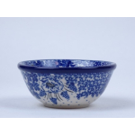 Bunzlau kom/ nest schaaltje 10 cm * 558-1975 blauwe druifjes *