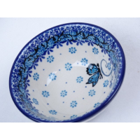 Bunzlau kom/ nestschaaltje 10 cm. * 558-2008 vlinder *