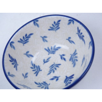 Bunzlau kom/ nest schaal 10 cm * 558-2393 veertjes *