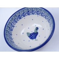 Bunzlau kom/ nestschaaltje 10 cm. * 558-2597 kippen *