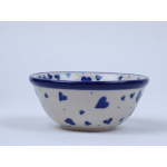 Bunzlau kom/ nestschaaltje 10 cm. * 558-2874 hartjes *