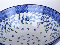 Bunzlau kom/ nest schaal 23,5 cm. * 056-1935 vogel *