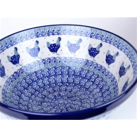 Bunzlau nest schaal 23,5 cm * 56 - 2597 kippen *